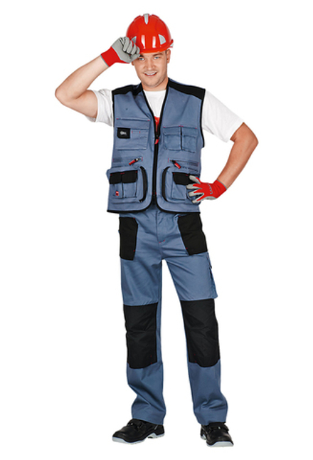 Жилет СПЕЦ-АВАНГАРД цв. сер-чер. тк.Стрейчтекс