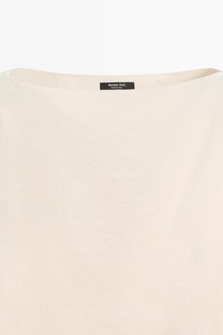 Massimo Dutti Блуза-накидка асимметричного кроя, белый