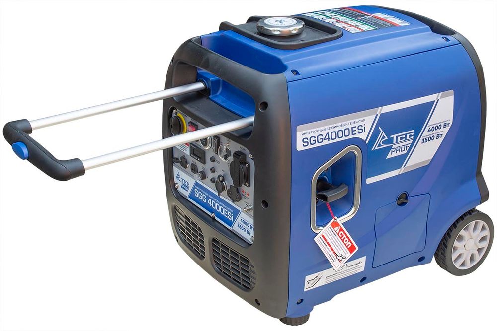 Бензогенератор инверторный ТСС SGG 4000ESi - [3.5 кВт / 220В] с блоком АВР