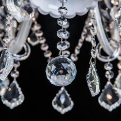 Citilux Финка CL353181 Люстра стеклянная подвесная Белая