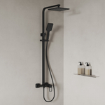 Душевая система 35к IDDIS BILBL1Fi06 "Bild" лейка "Тропический душ" Черный