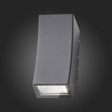 SL088.421.02 Светильник уличный настенный ST-Luce Черный кварцевый LED 2*5W 4000K DEALE