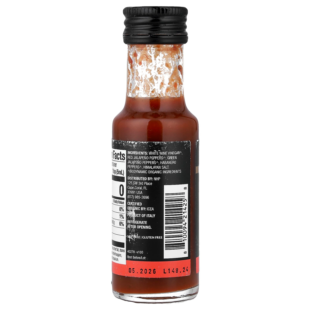 Dr. Mercola, Solspring®, Biodynamic®, органический острый соус, очень острый, 100 мл (3,4 жидк. Унции)