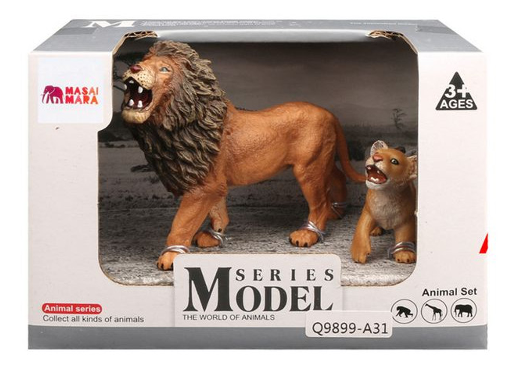 Игровой набор Masai Mara Мир диких животных: семья львов