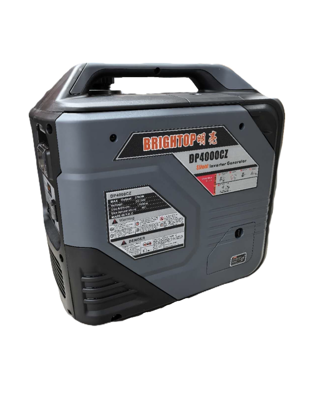 24V / Генератор бензиновый, 24 Вольта, 3700W, стояночный инверторный с автозапуском электростартером - бензогенератор, DP4000CZ, TG (1 шт.) - 14 дней Гарантия