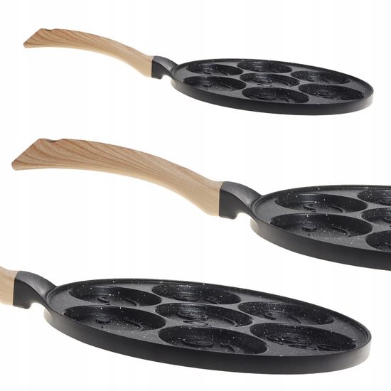 Сковорода для оладий 26 см. Kamille КМ 4213 индукция смайлики