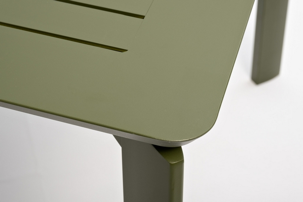 Обеденный стол из алюминия GONZO раздвижной 200/300 см олива  Joygarden