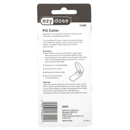 Ezy Dose, форма для нарезания таблеток, 1 шт.