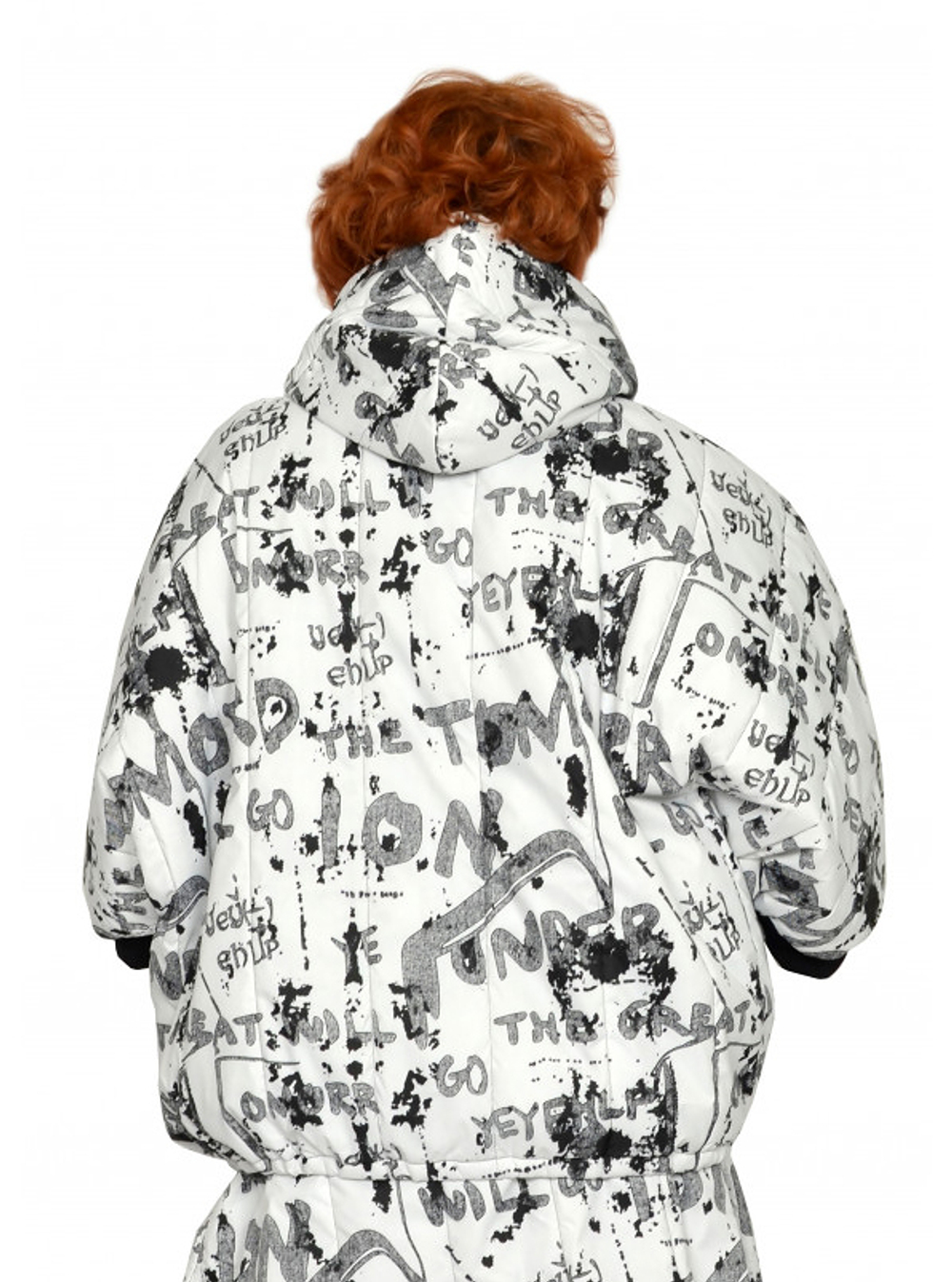 Куртка-пончо стеганая Руна