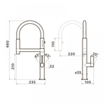 Смеситель Omoikiri Osaka-BN-BL
