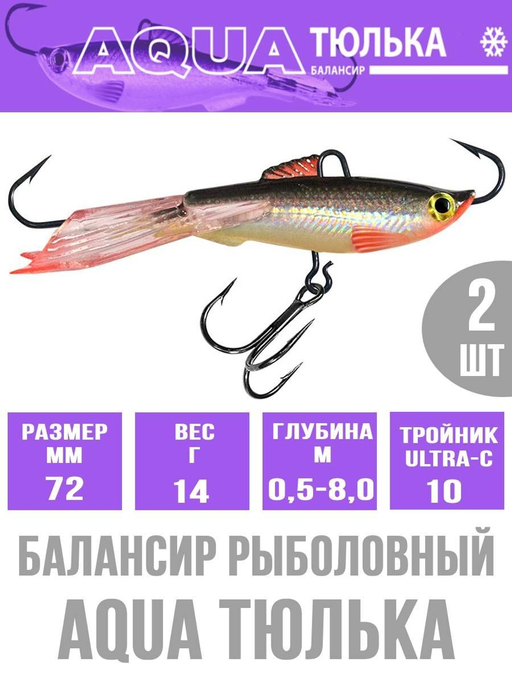Балансир для рыбалки AQUA ТЮЛЬКА