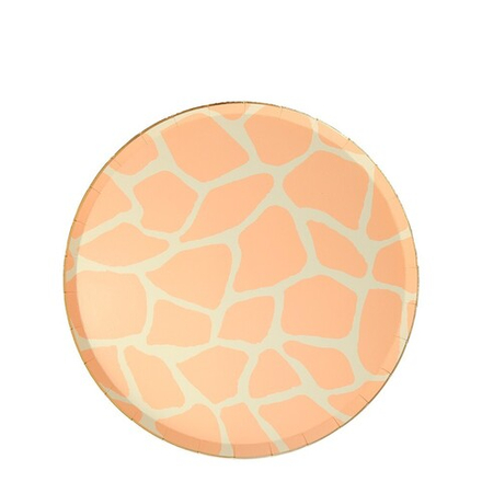 Тарелки маленькие с принтом "Сафари" 8 шт.