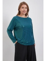 Блузка нарядная с пайетками