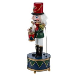 GAEM Фигурка декоративная "Щелкунчик" с музыкой и движением, L10,5 W10,5 H30,5 см