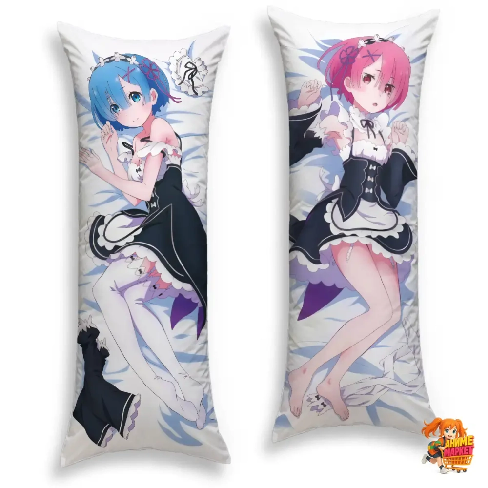 Дакимакура ReZero Рам и Рем