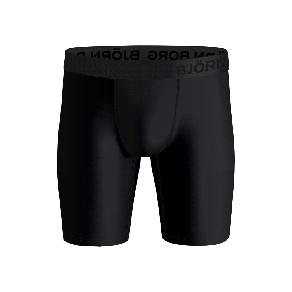 Björn Borg Long Leg Boxer Shorts 2 Pack Men - Black