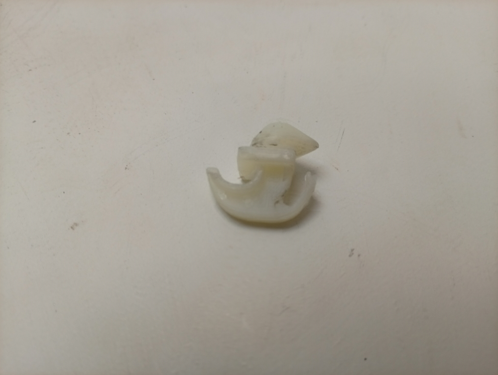 WLF24271CE/02 кт31 Фиксатор передней крышки стиральной машины Bosch б/у