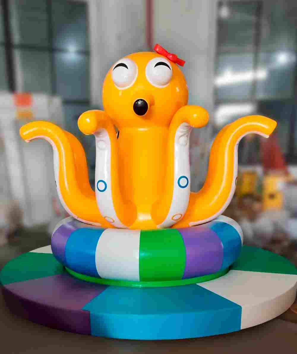 Электрическая карусель детская 4KIDS "Весёлый осьминог"