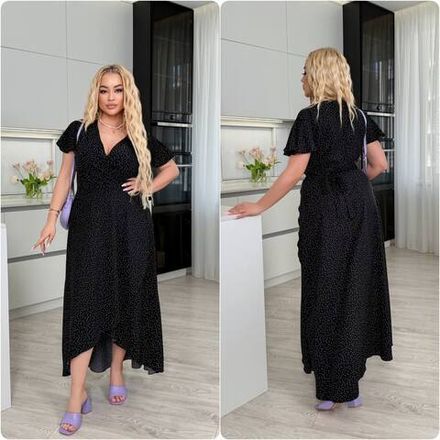 Платье на запах УК-1964-11 Фабрика Моды Фото 1