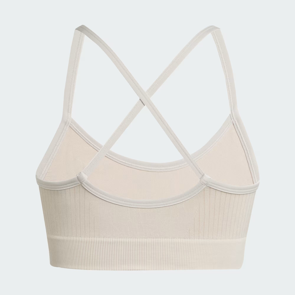 Workout Essentials — спортивный бюстгальтер из трикотажа с легкой поддержкой - ADIDAS