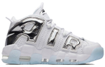 Кроссовки Nike Air More Uptempo Chrome White (W) Air (Женская размерная сетка)