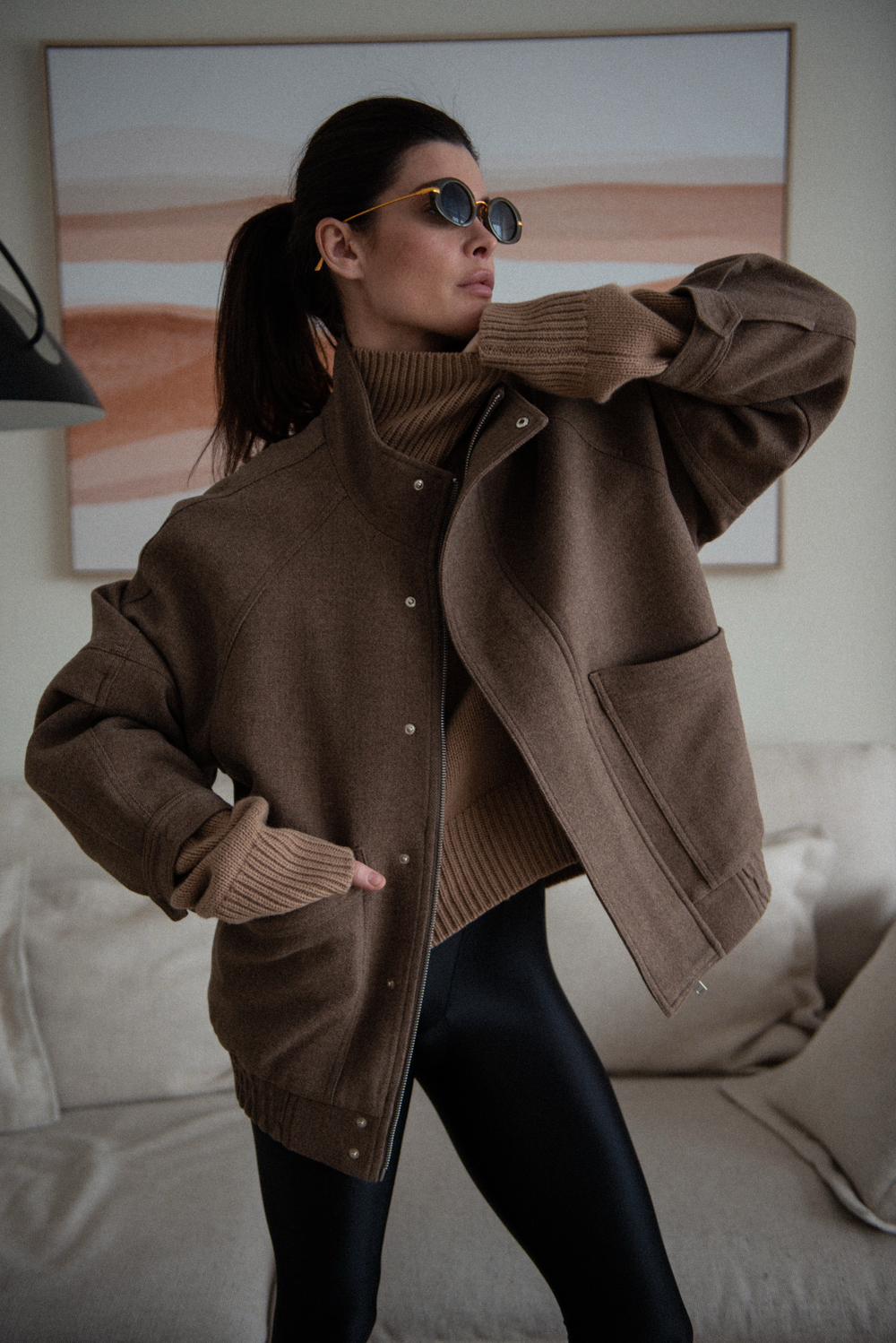 Бомбер из шерсти BLOOM