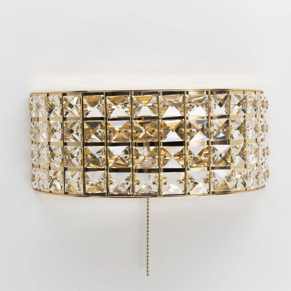 Citilux Портал CL324302 Бра хрустальное с выключателем Золото