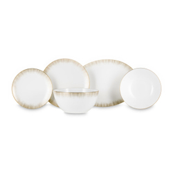 Сервиз столовый 20 предметов на 6 персон Narumi Сверкающее золото