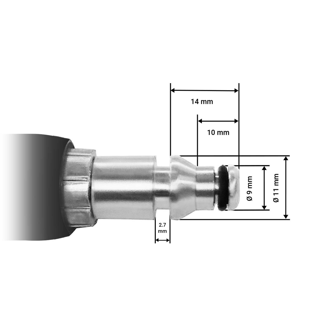 Шланг высокого давления BORT BHS-10-Soft-R