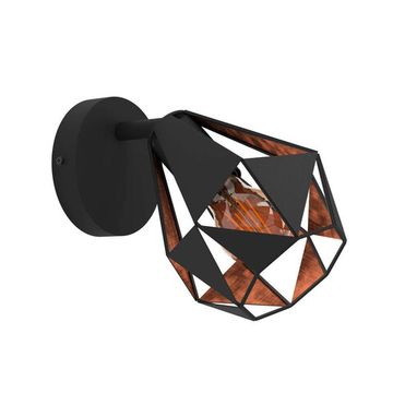 Спот 1*E27 43715 черный/медный CARLTON 7 Eglo