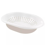 Дуршлаг с миской 3,0 л (светло-бежевый)