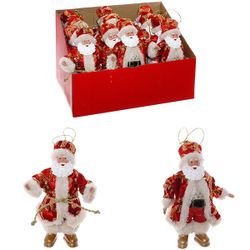 GAEM Украшение новогоднее "Дед Мороз" (блок 12 шт), L9 W4 H16 см, 2в.