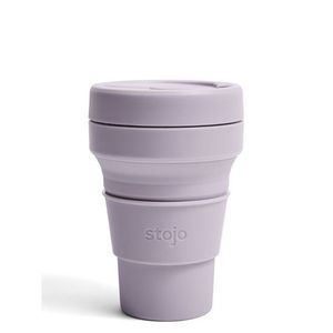 Стакан складной силиконовый Stojo Pocket Cup Lilac, 12 oz / 355 мл