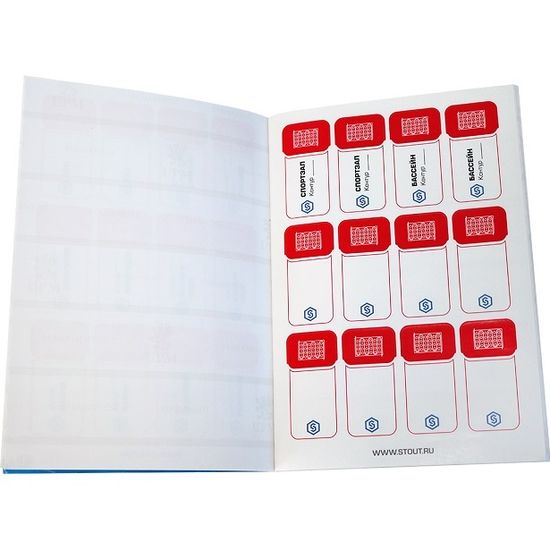 Комплект маркировочных наклеек Stout "Тёплый пол" (SFA-0037-200000)