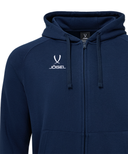 Худи JÖGEL ESSENTIAL Club reglan Cotton Zip Hoodie Z4, темно-синий