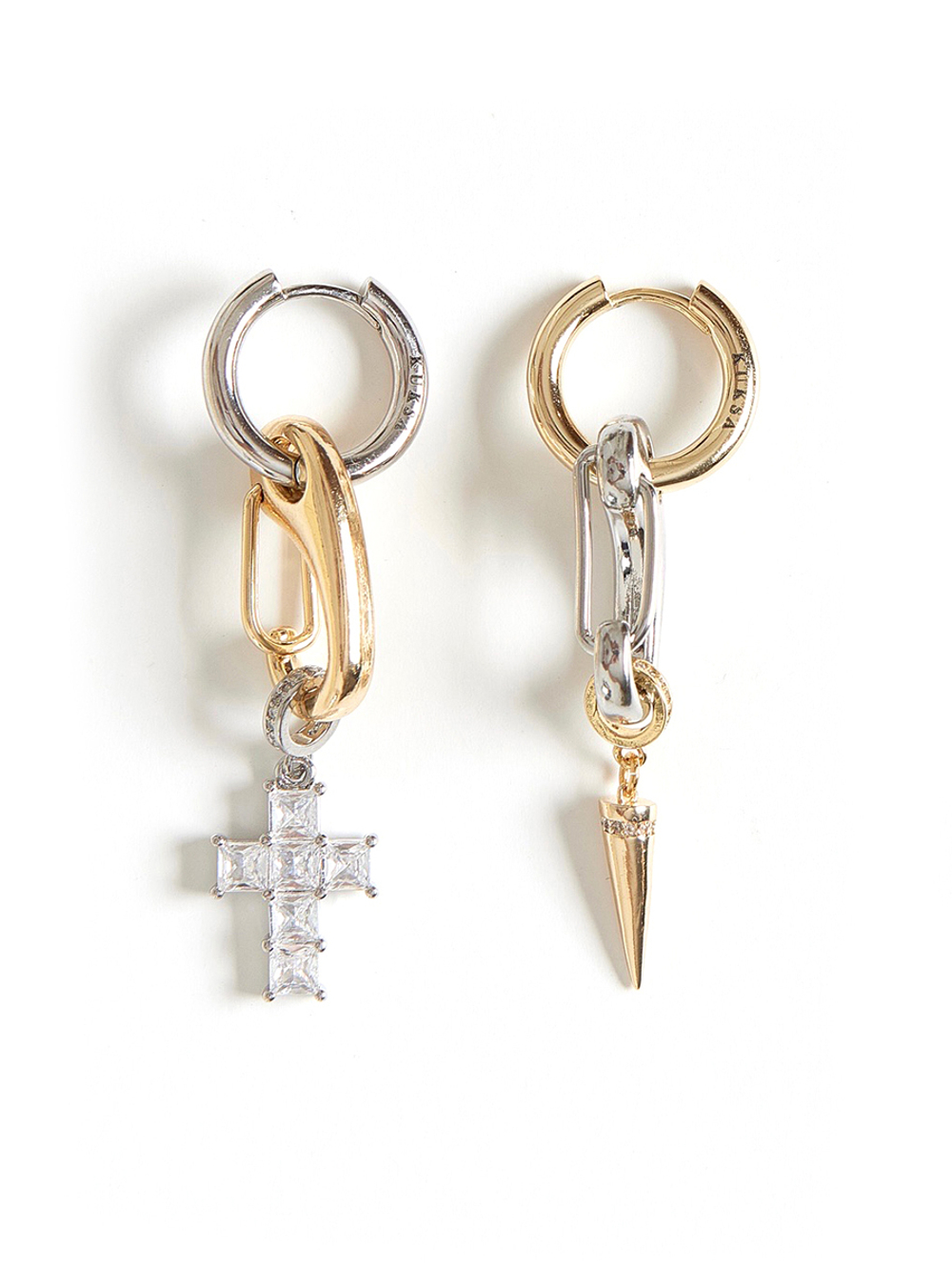 Серьги "Thorn" Cross с цирконами