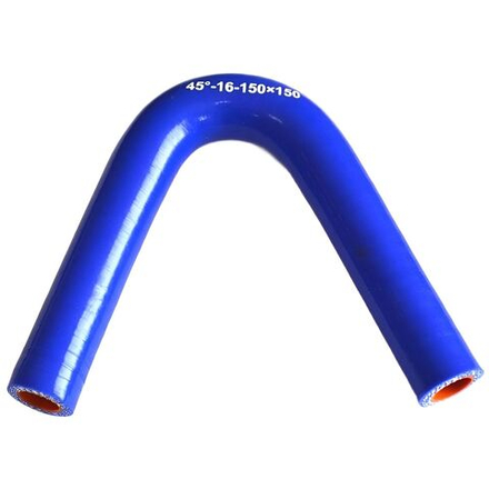 Патрубок Ф16 L150x150 угол 45