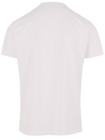 Мужская теннисная футболка Monte-Carlo Country Club Techno Mercerized Logo - белый