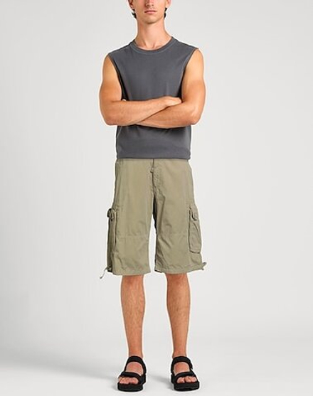 Шорты карго муж. AERONAUTICA 003 бежевый