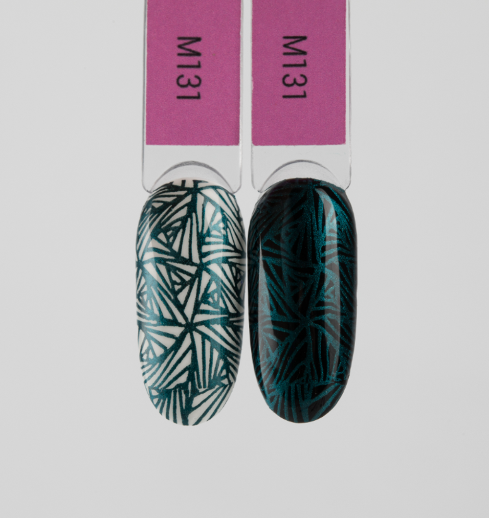 Swanky Stamping Лак для стемпинга M131 Emerald Green, 6мл2