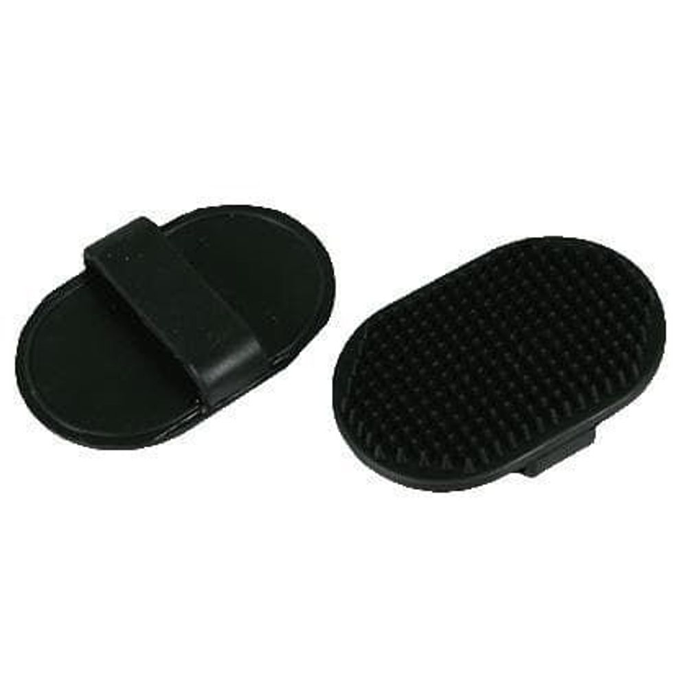 Щетка (Зооник) овальная резиновая черная Щетка (Зооник) овальная резиновая черная