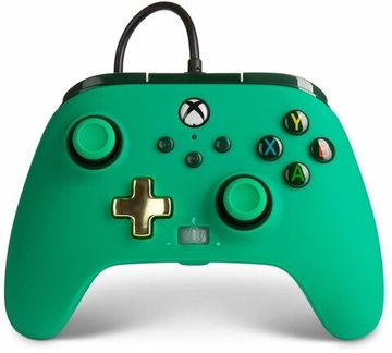 Геймпад проводной PowerA Enhanced Wired Controller Green (1518814-01)