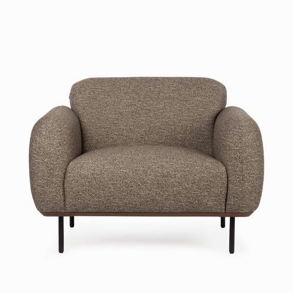 Кресло Blocco, серо-коричневое