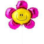 Шар Фольгированный Цветок розовый (Розовый)