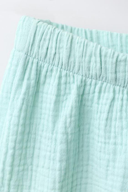 ZARA ПИЖАМА С КАРМАНОМ, ЦВЕТ МОРСКОЙ ВОЛНЫ