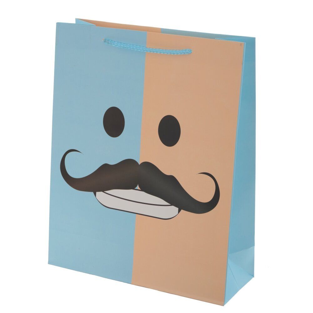 GAEM Пакет подарочный M (бумага, плотность 210г/м2, блок микс 12шт), L26 W10 H32 см, 3в.