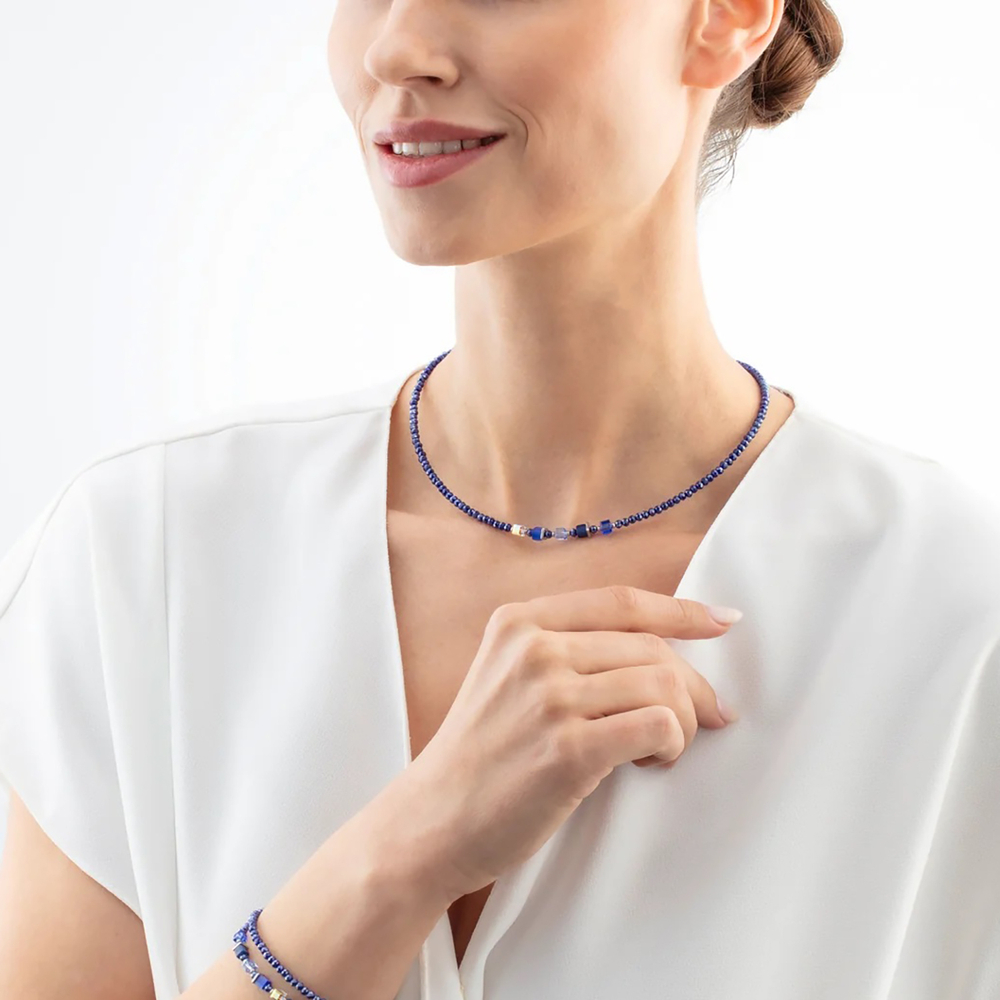 Колье Coeur de Lion Blue 4464/10-0700
