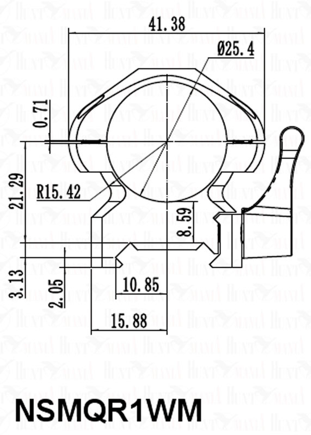 Nikko Stirling QR на Weaver, 25.4 мм, средние
