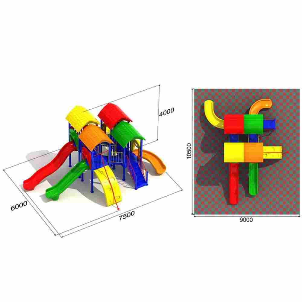Детский игровой комплекс «Лесная Полянка»