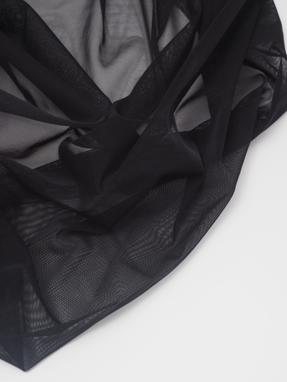 Сетка эластичная черная метражом